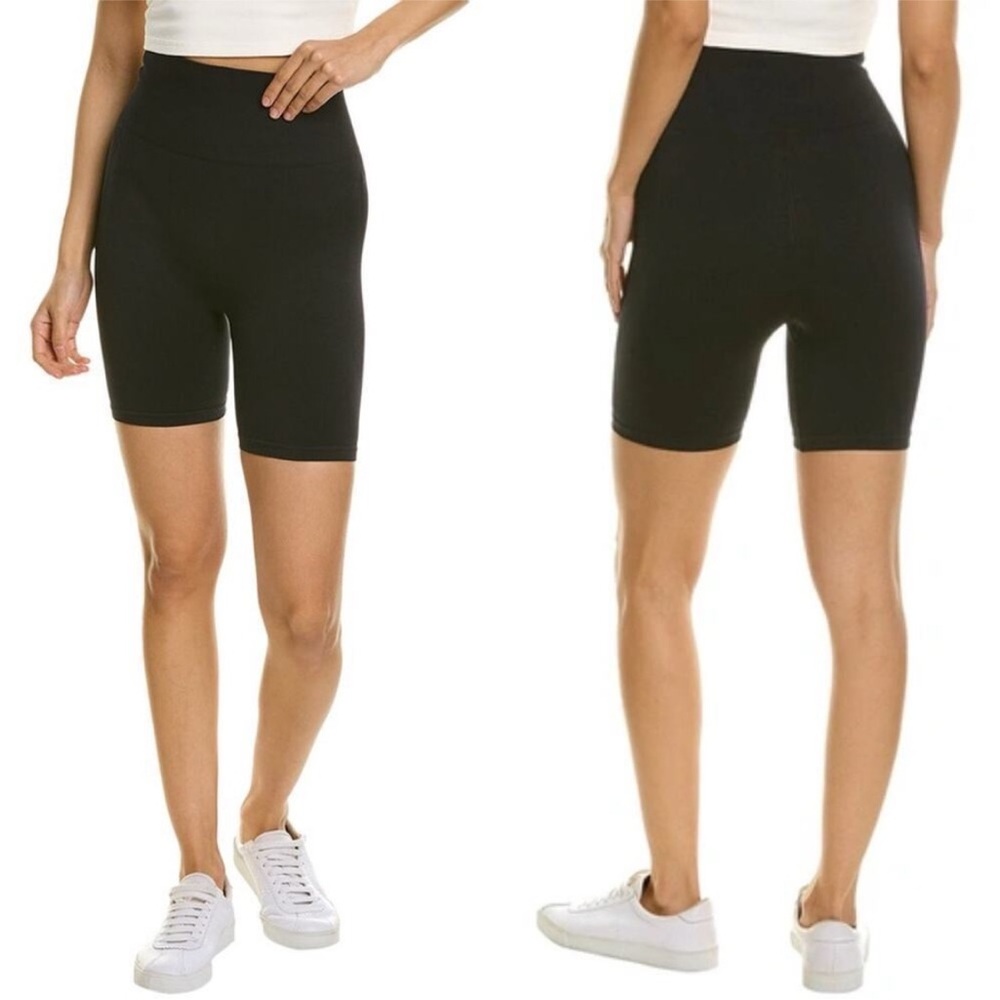 WeWoreWhat Black High-Rise Bike Shorts